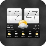 Sense V2 Flip Clock & Weather
