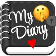 Daily Journal: Diary with lock icon