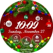 Christmas Lights Watch Face icon