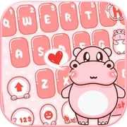 Pink Cute Hippo Theme - Download Android APK