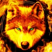Fire Wallpaper Theme Lone Wolf - Download Android APK