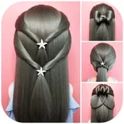 Hairstyles step by step icon