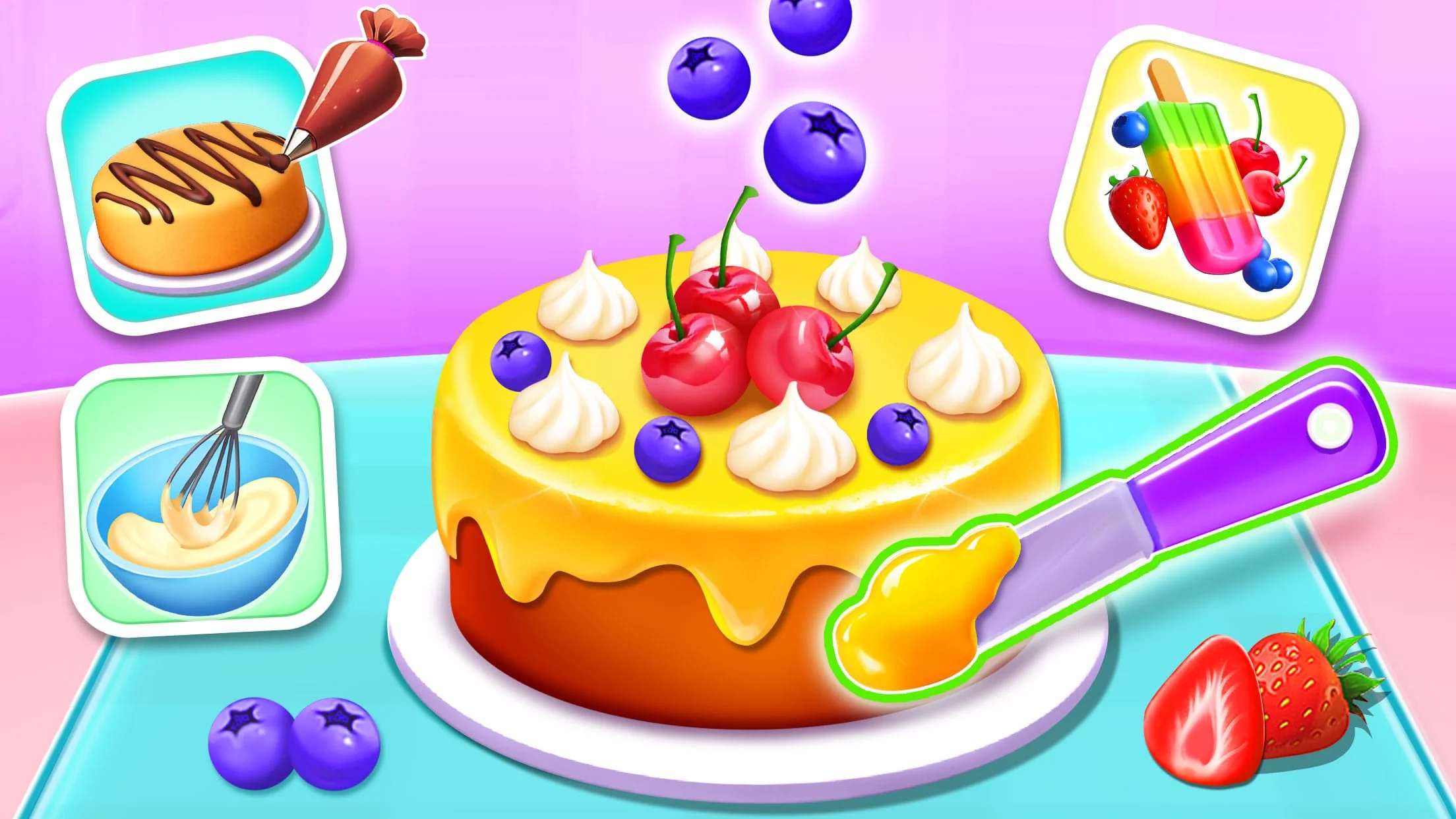 Sweet Bakery: Baking Cake Game Screenshot 2