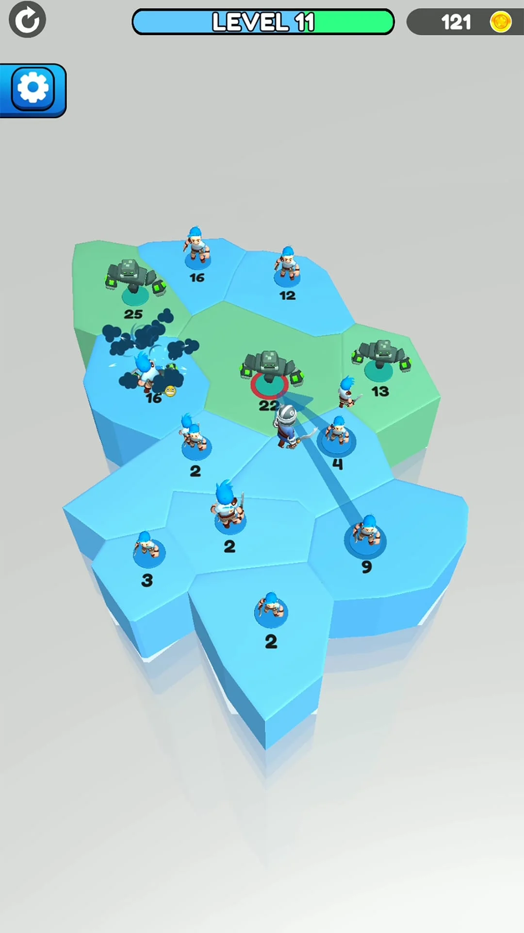 Monster Wars 3D: Mutant Puzzle Screenshot 3