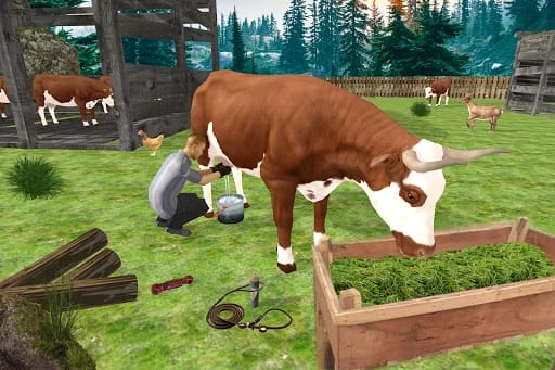 Farm Animal Simulator Farming Screenshot 2