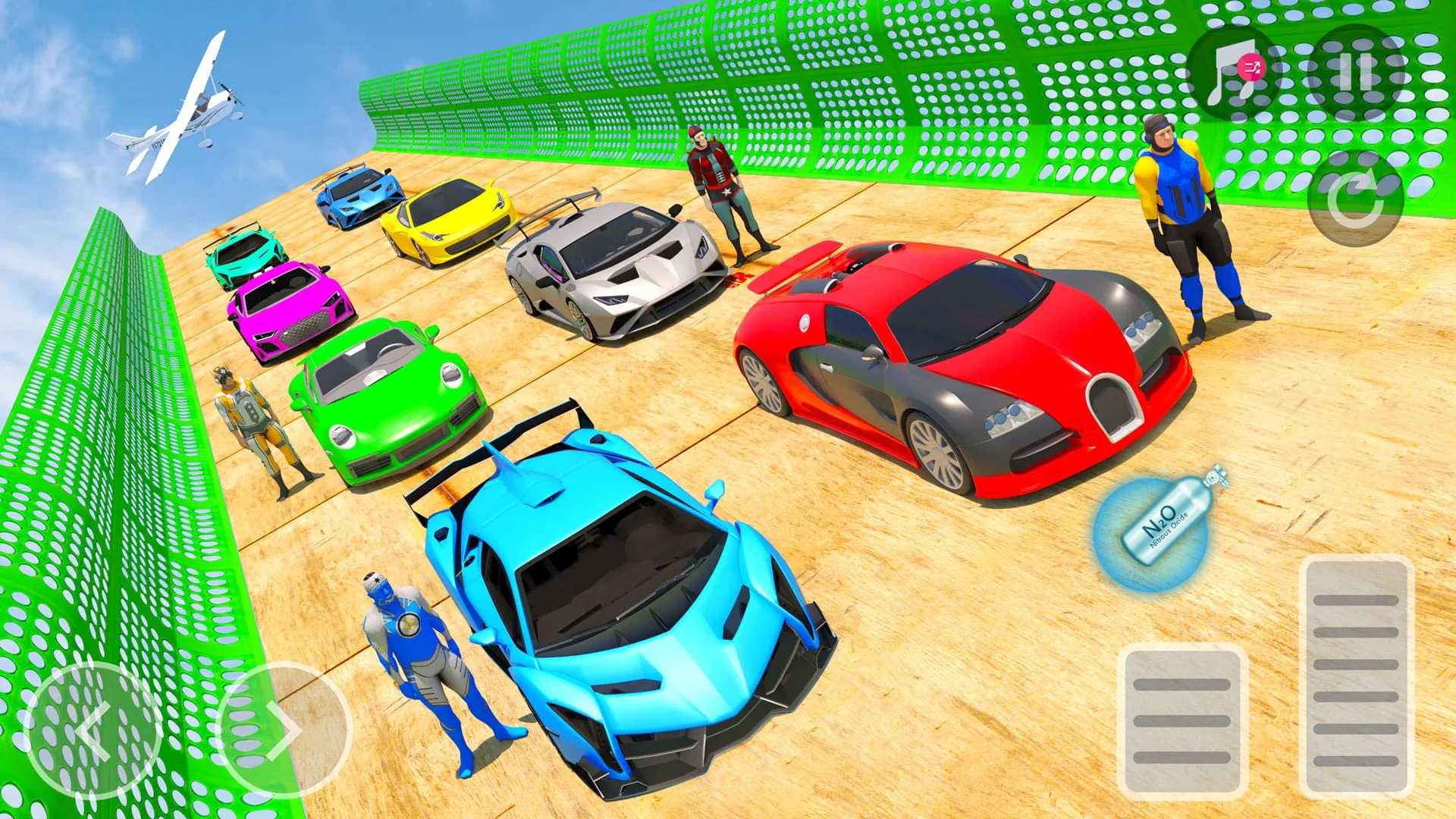 Superhero Car: Mega Ramp Games Screenshot 4