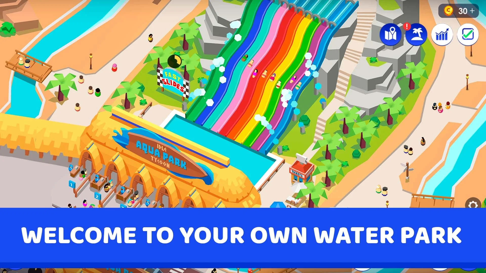 Idle Theme Park Tycoon Screenshot 1