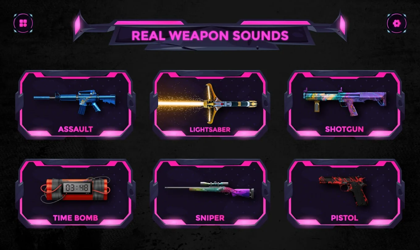 Real Gun Shot Sounds Simulator Screenshot 2