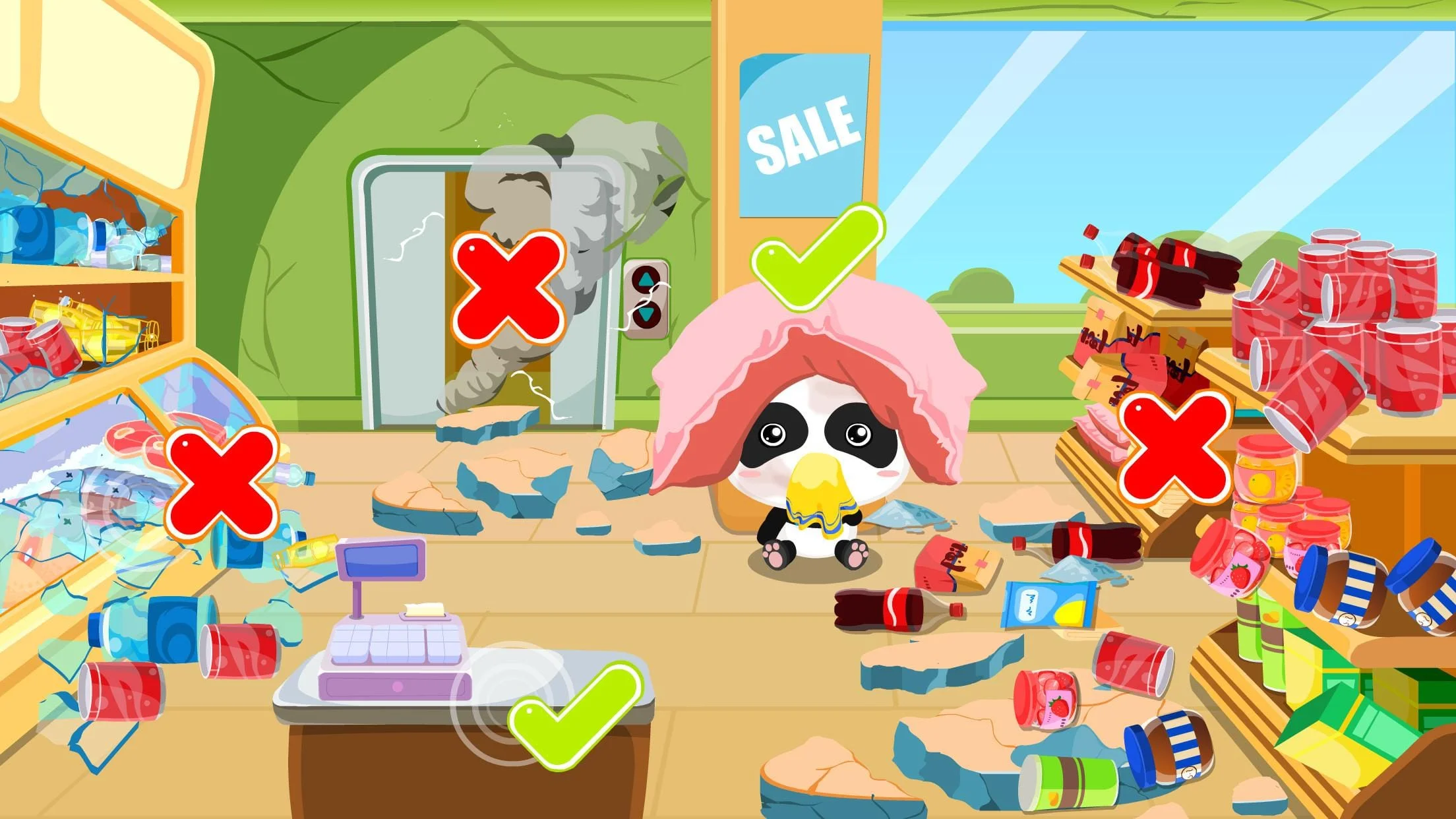 Baby Panda Earthquake Safety 1 Screenshot 3