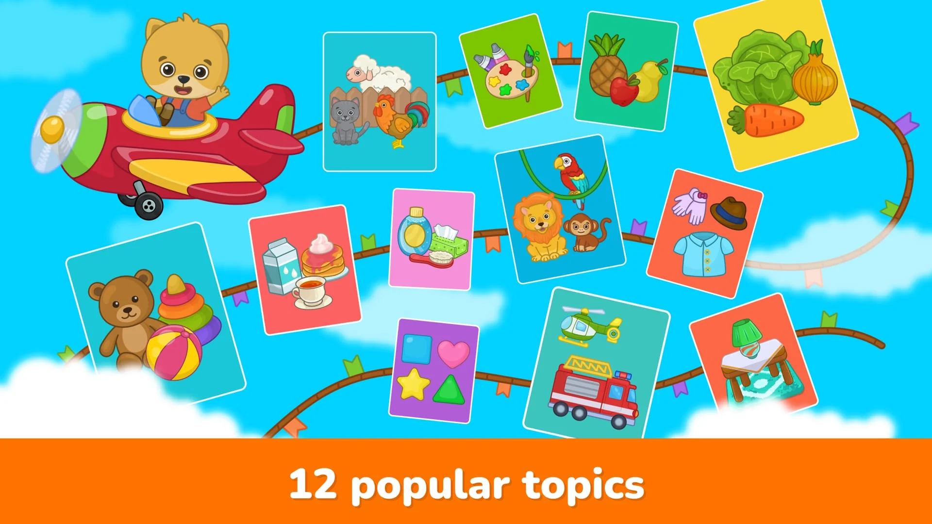 Toddler flashcards for kids Screenshot 1