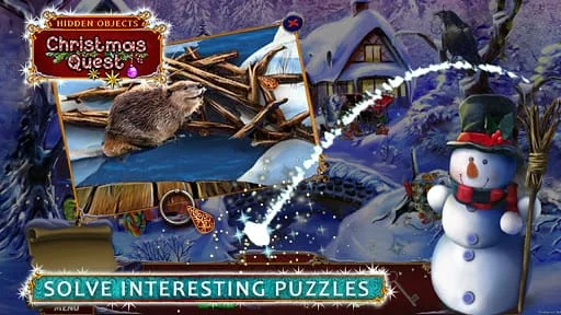 Hidden Objects Christmas Quest Screenshot 2