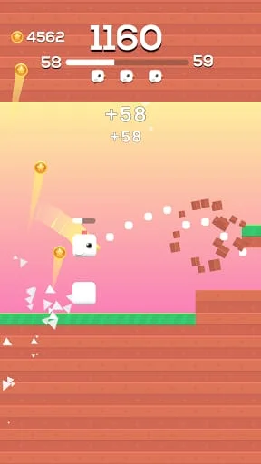 Square Bird - Flappy Chicken Screenshot 3