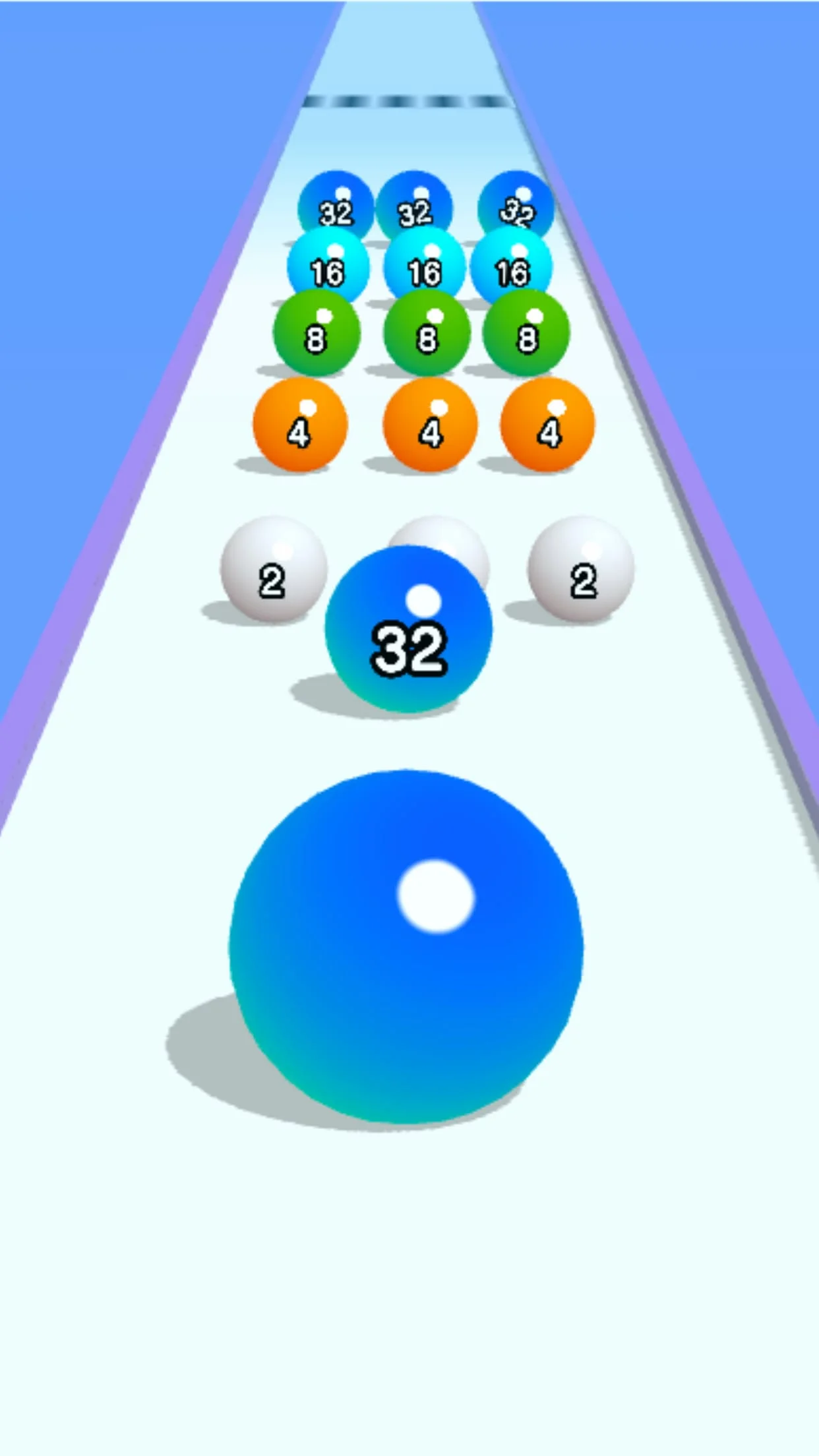Ball Run 2048: merge number Screenshot 3