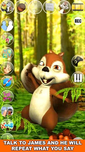 Talking James Squirrel Screenshot 1