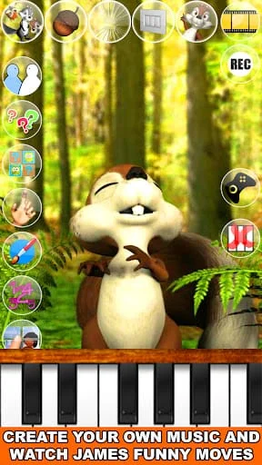 Talking James Squirrel Screenshot 2