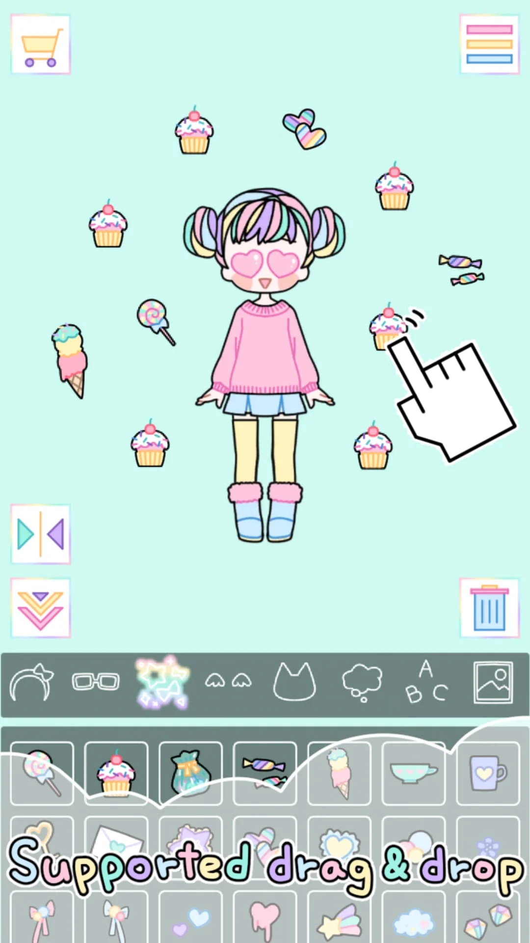 Pastel Girl : Dress Up Game Screenshot 3