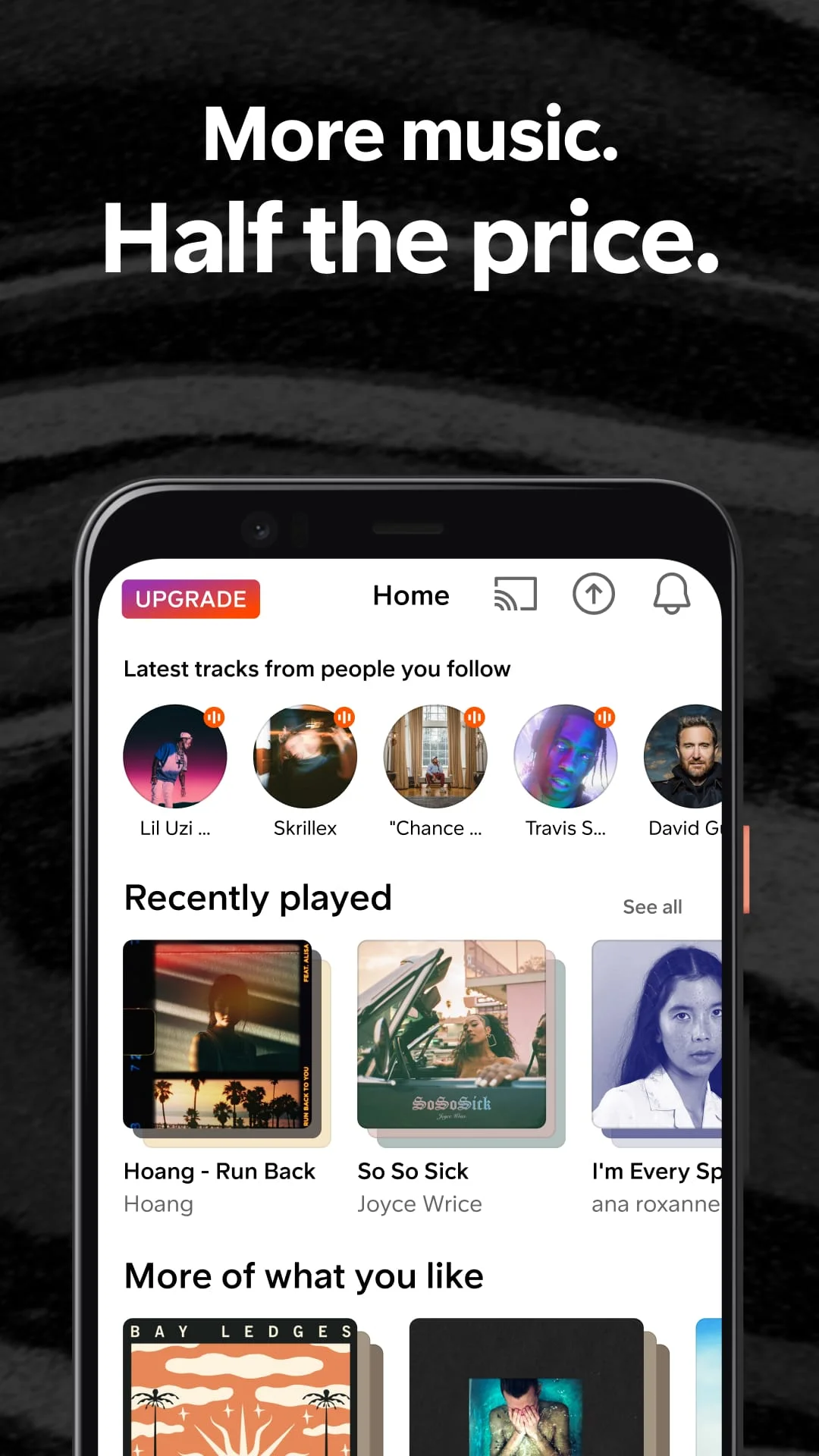 SoundCloud: Play Music & Songs Screenshot 1