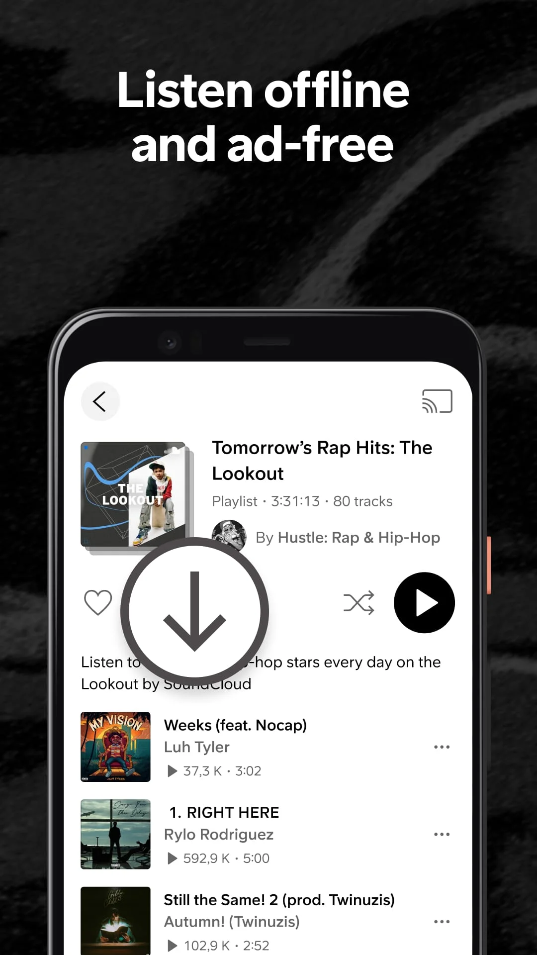 SoundCloud: Play Music & Songs Screenshot 4