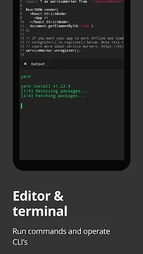 Dcoder, Compiler IDE :Code & P Screenshot 1