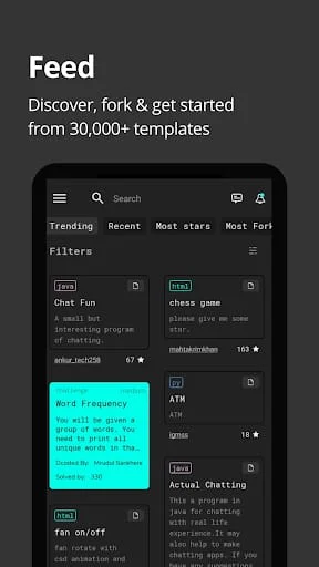 Dcoder, Compiler IDE :Code & P Screenshot 4