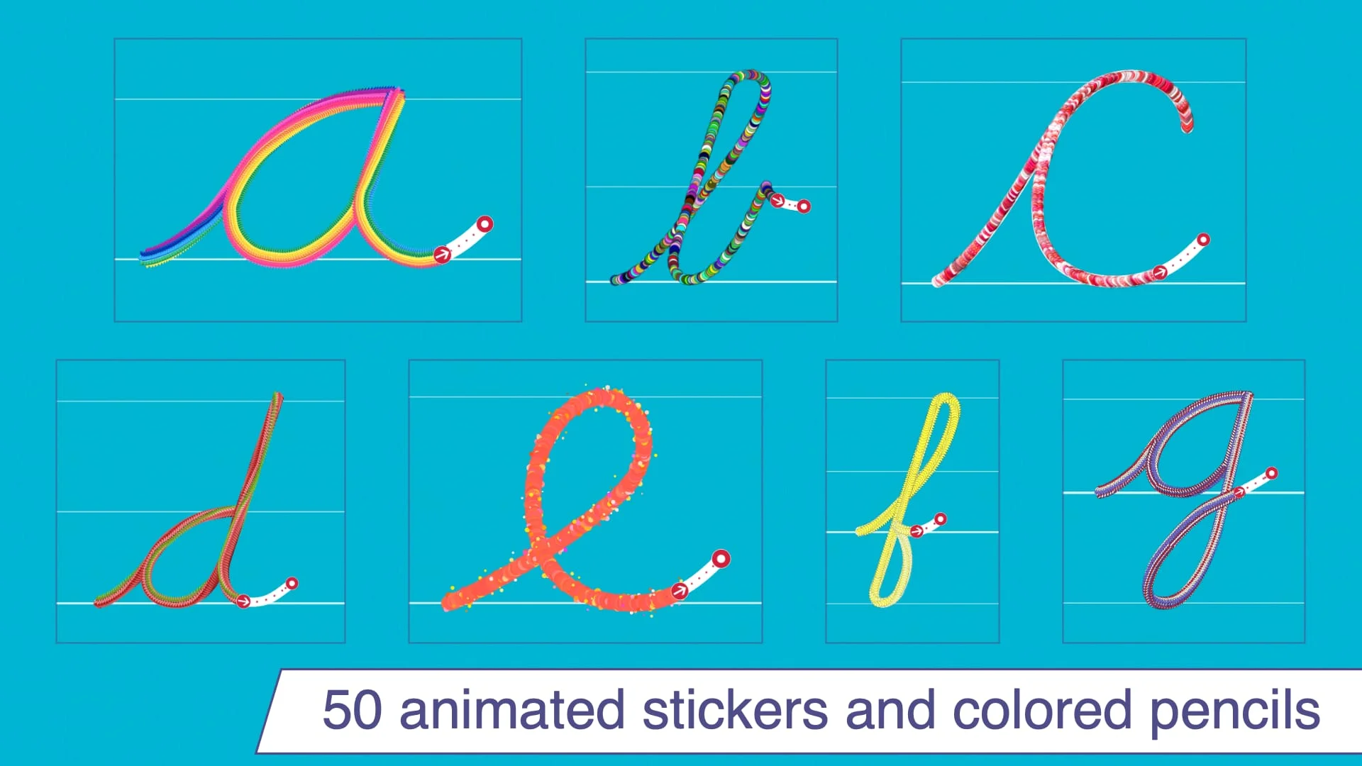Cursive Letters Writing Wizard Screenshot 2