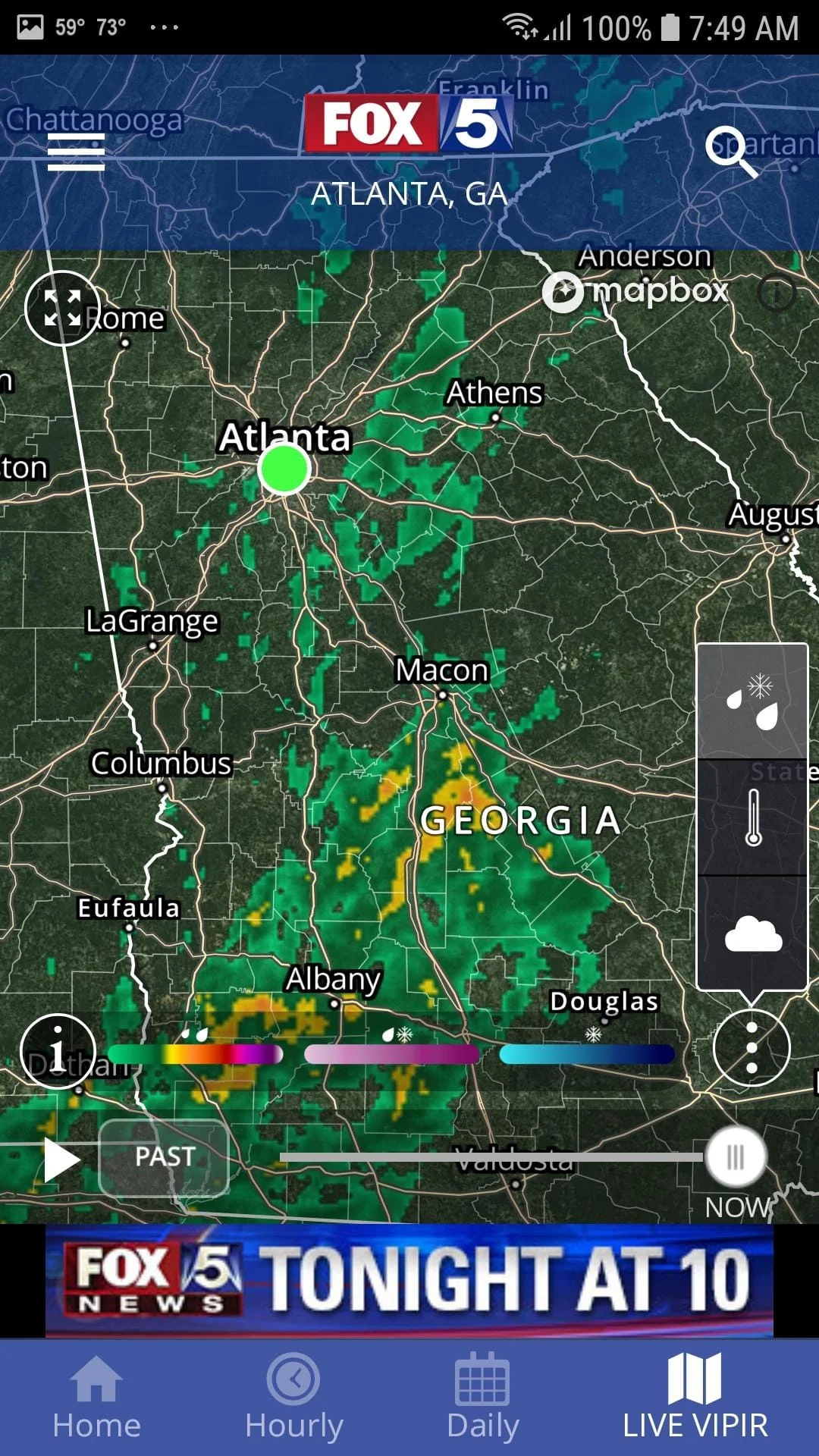FOX 5 Storm Team Weather Radar Screenshot 3