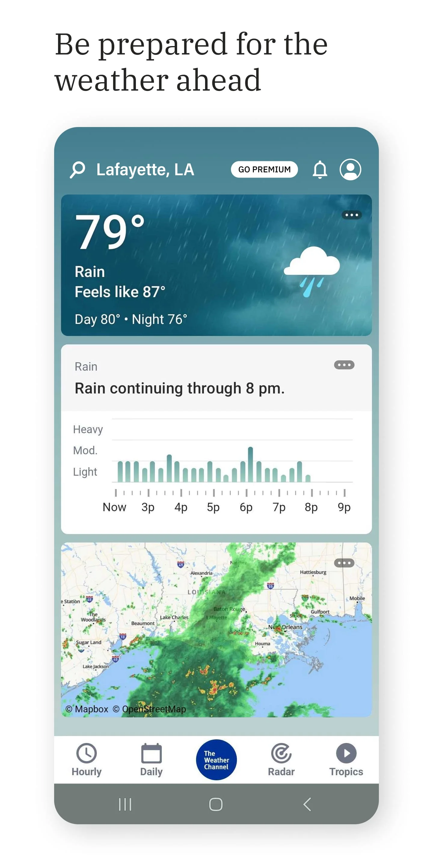 The Weather Channel - Radar Screenshot 2