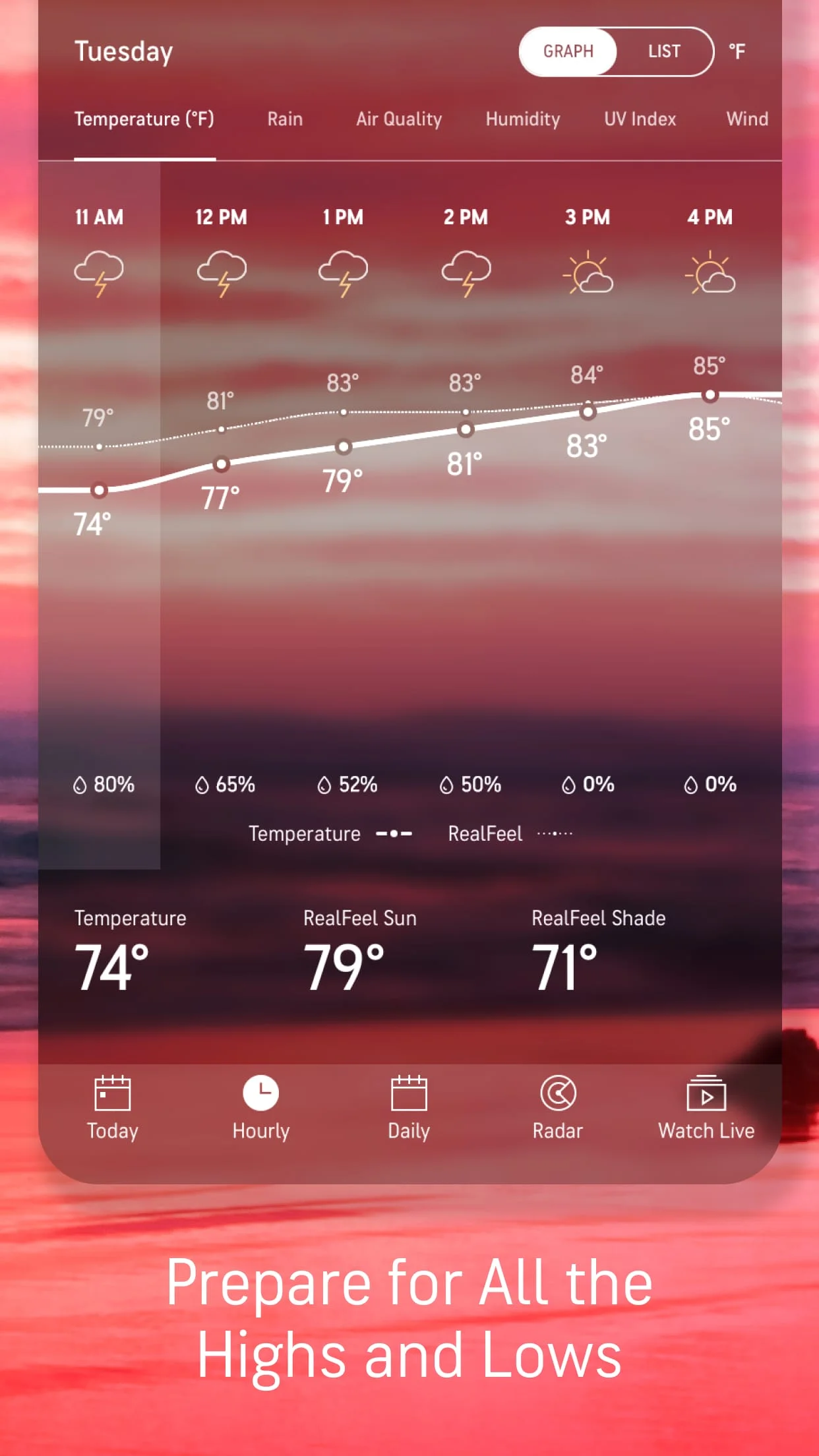 AccuWeather: Weather Radar Screenshot 4