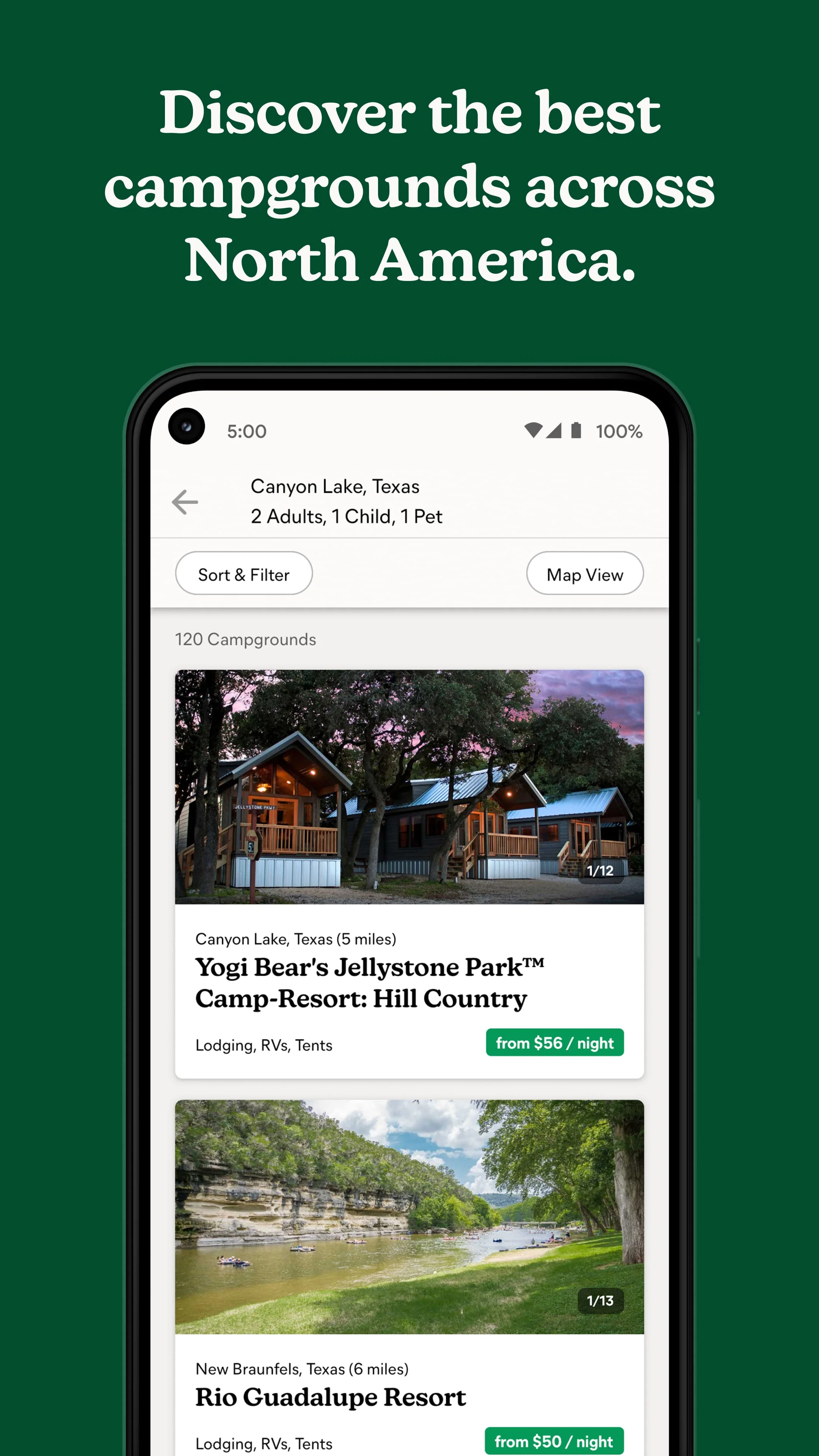Campspot: RV & Tent Camping Screenshot 2