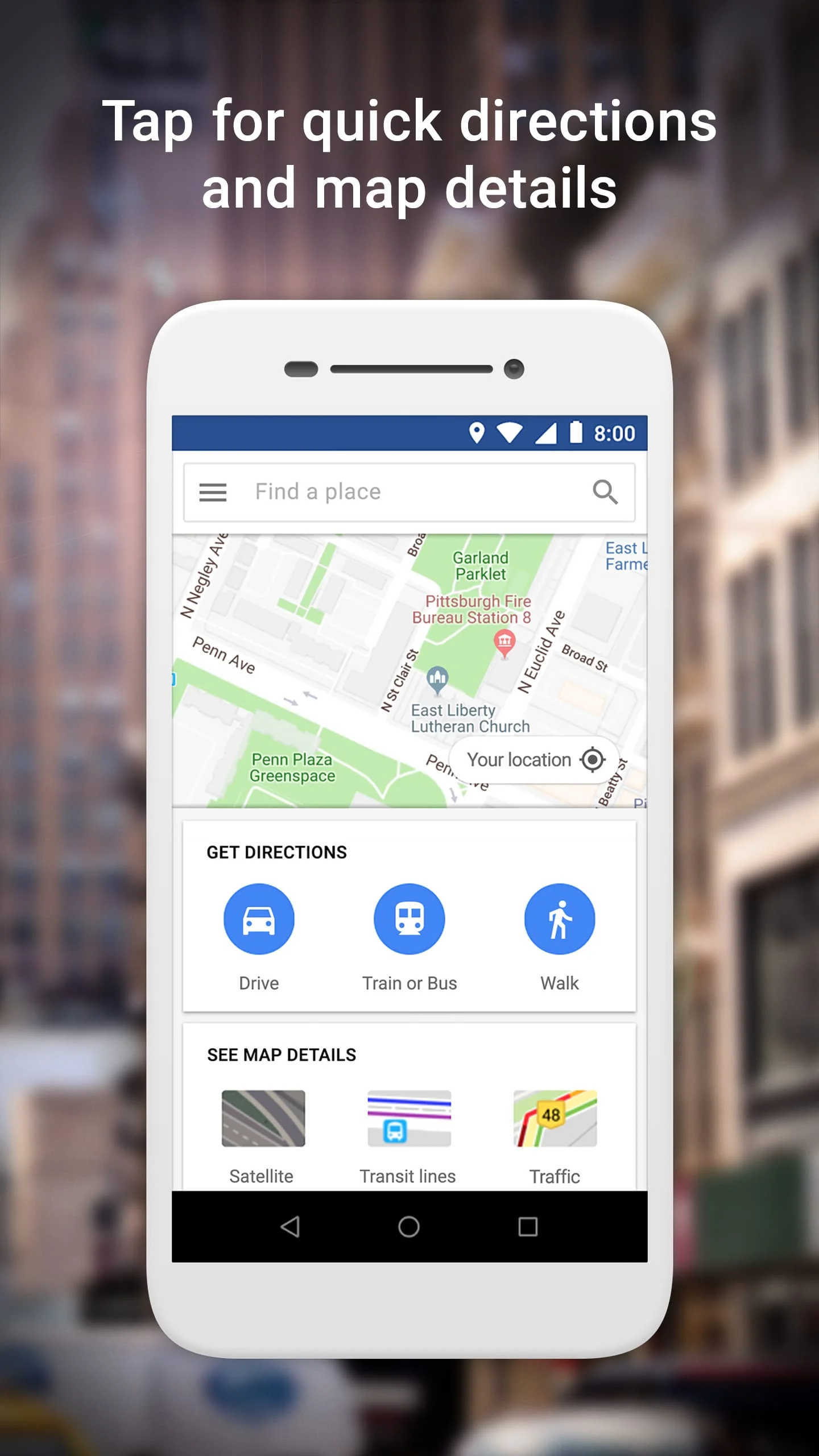Google Maps Go Screenshot 1