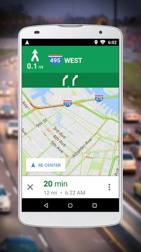 Navigation for Google Maps Go Screenshot 3