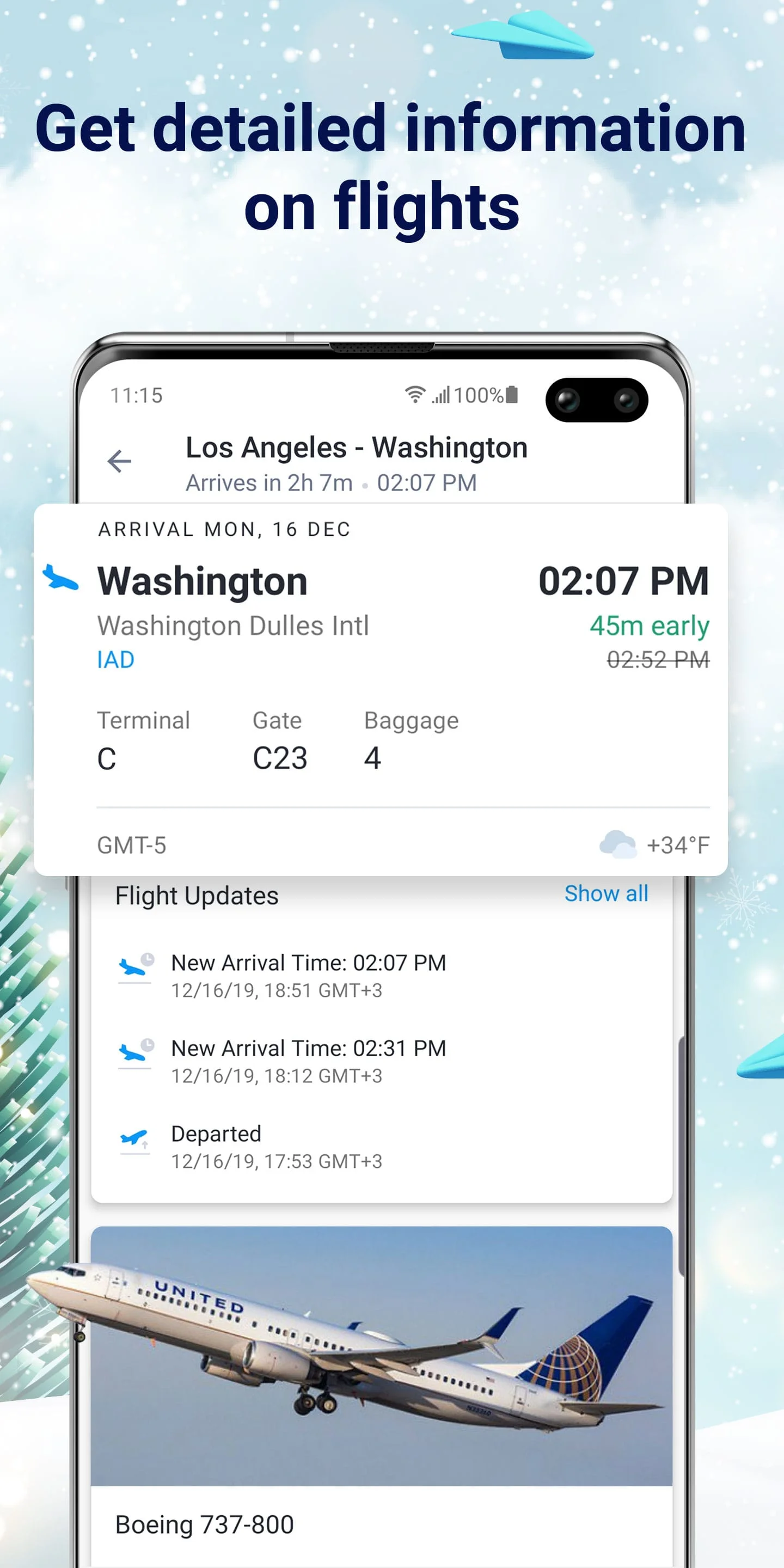 Planes Live - Flight Tracker Screenshot 2