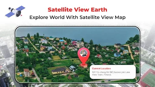 GPS Satellite View Navigation Screenshot 1