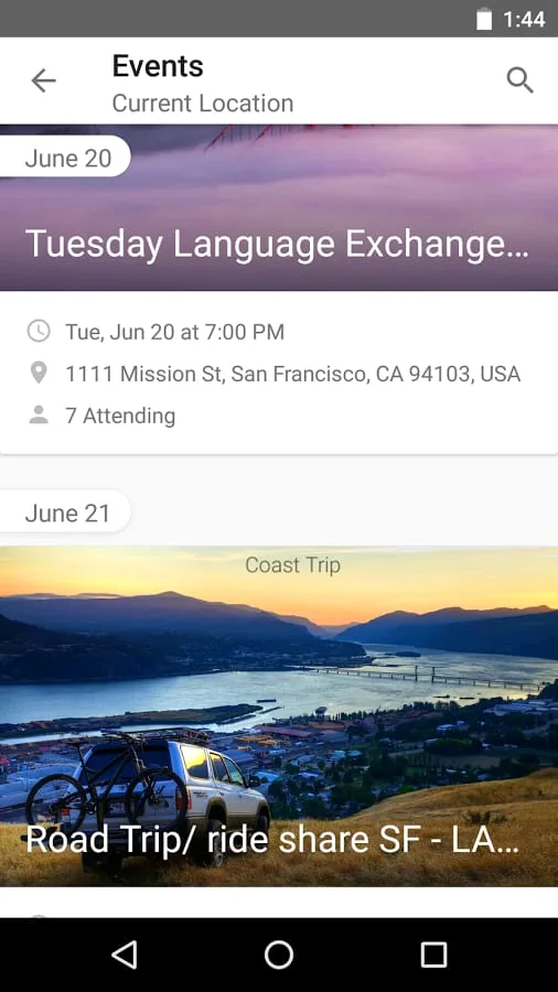 Couchsurfing Travel App Screenshot 4