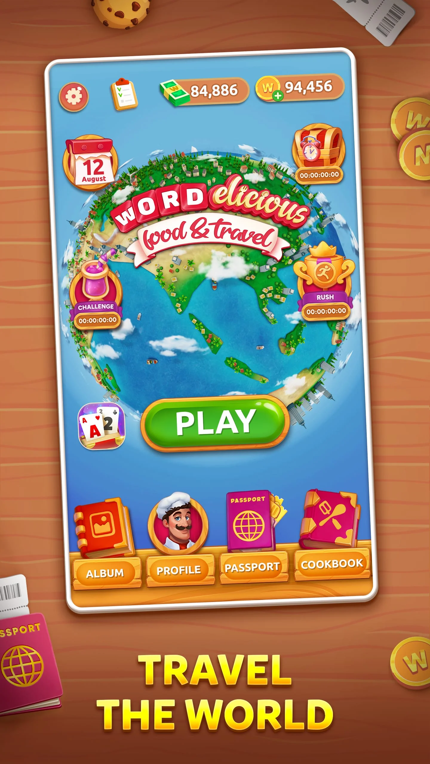 Wordelicious: Food & Travel Screenshot 1