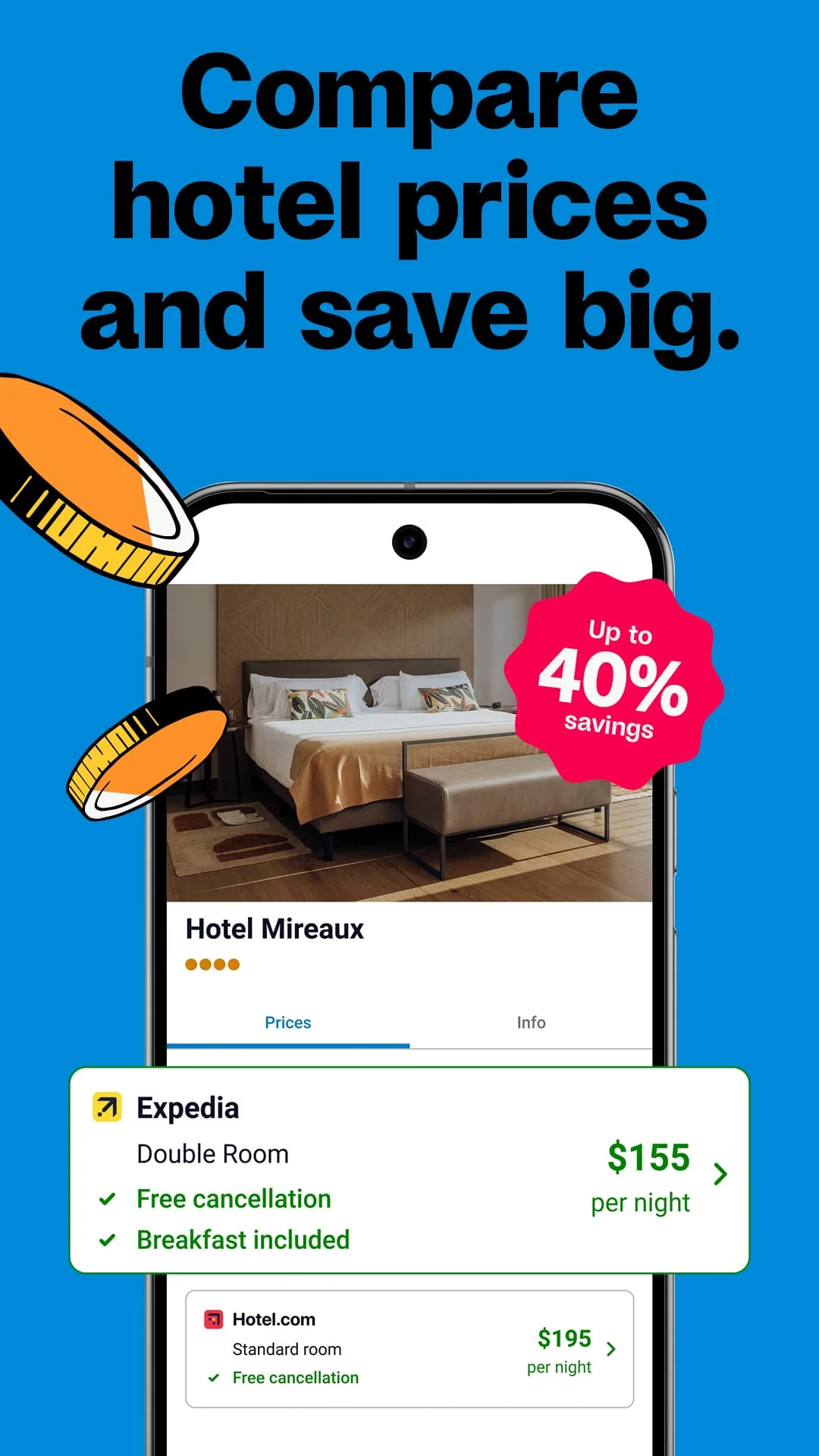 trivago: Compare hotel prices Screenshot 1