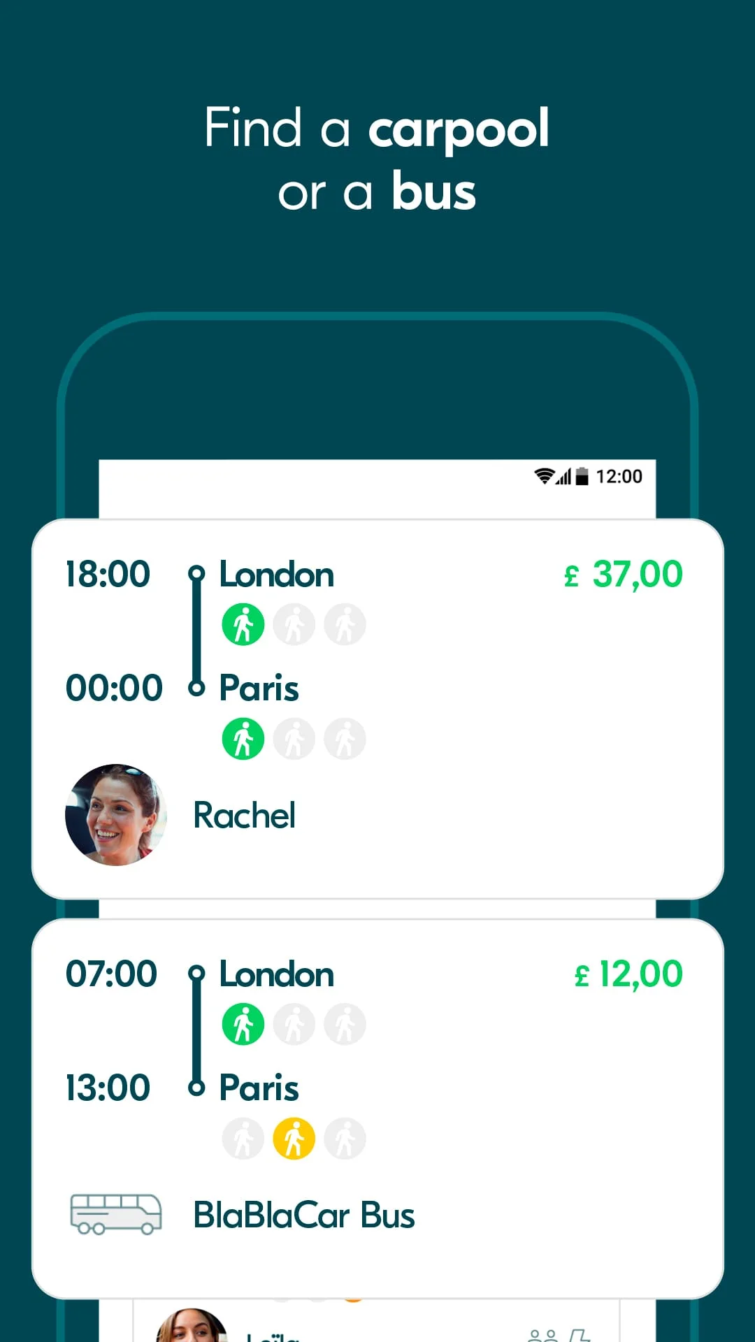 BlaBlaCar: Carpooling and Bus Screenshot 2