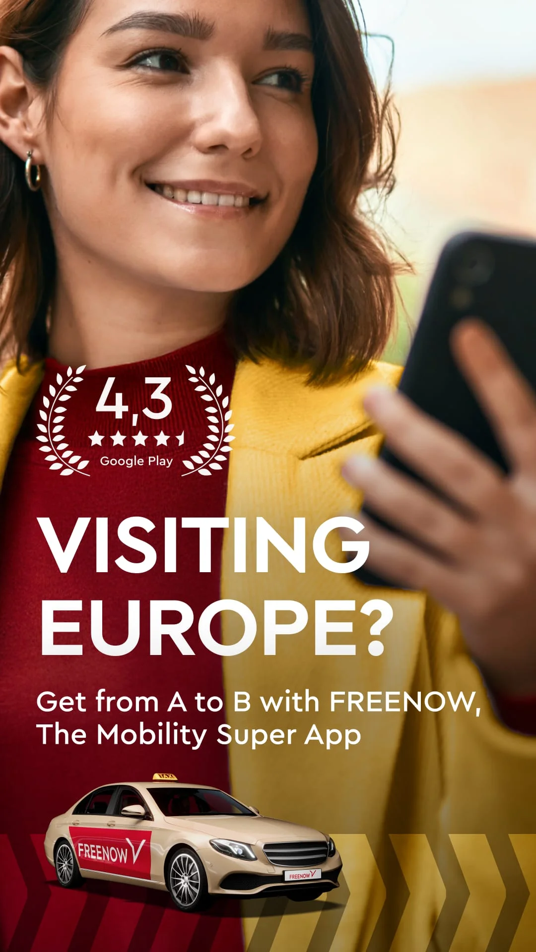 FREENOW - Taxi and more Screenshot 1