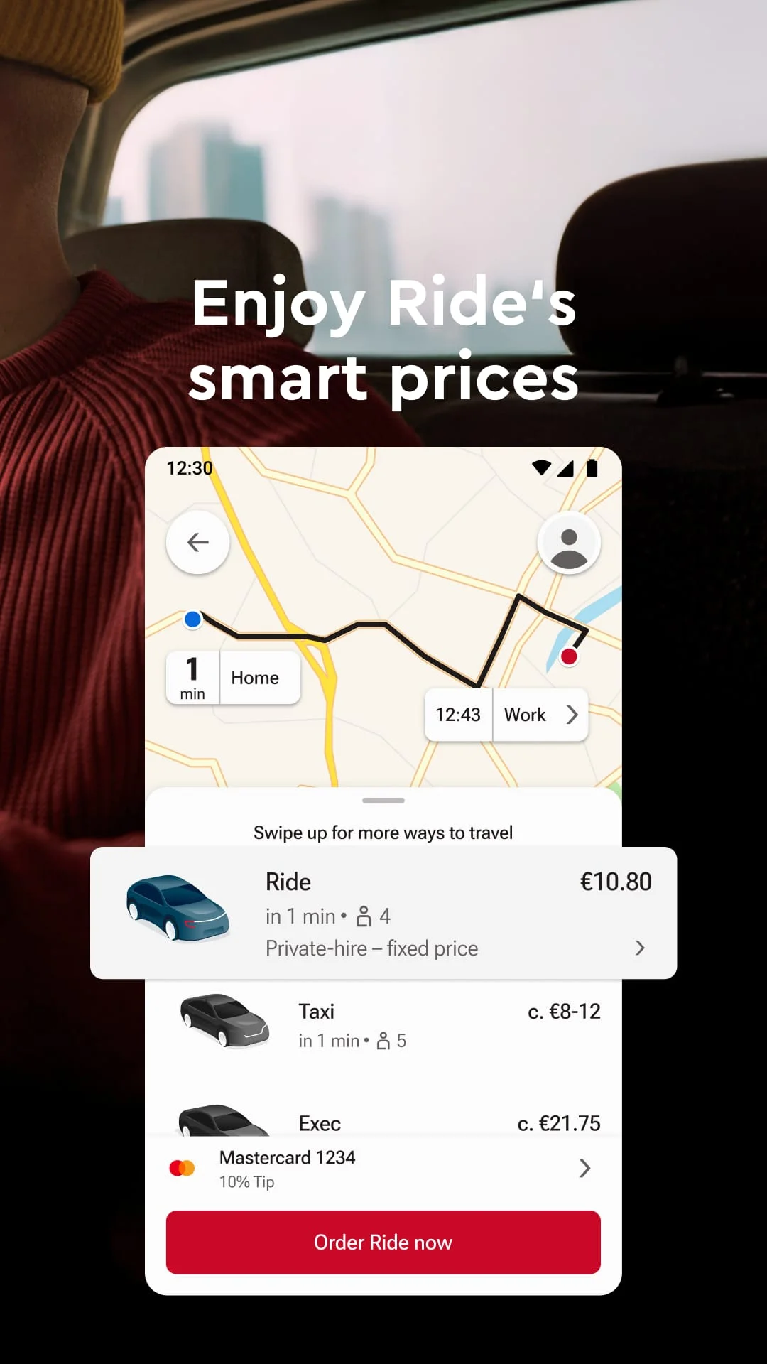 FREENOW - Taxi and more Screenshot 3