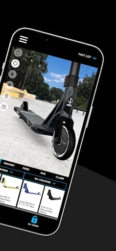 Scooter 3D custom builder Screenshot 2