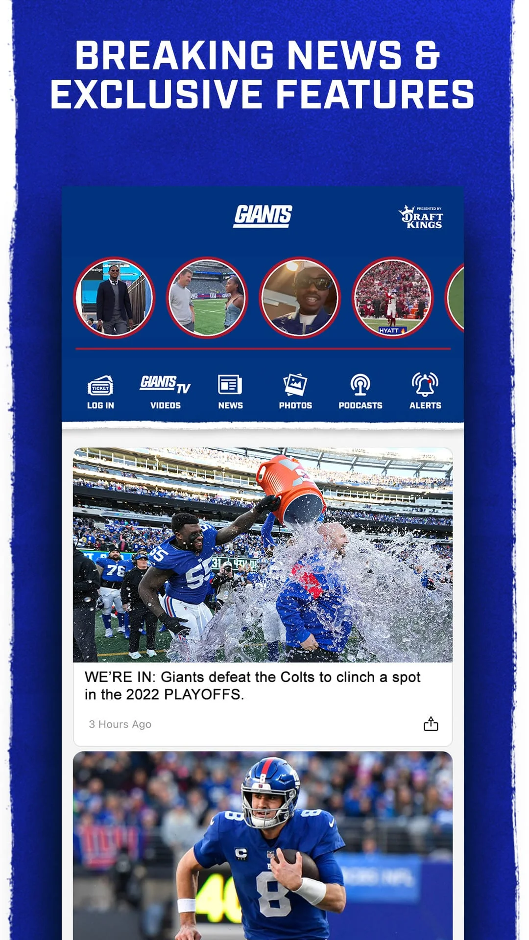 New York Giants Mobile Screenshot 3