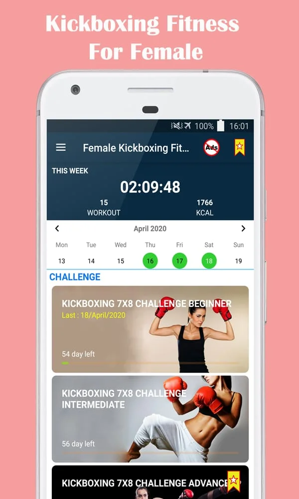 Female Kickboxing Self Defense Screenshot 1