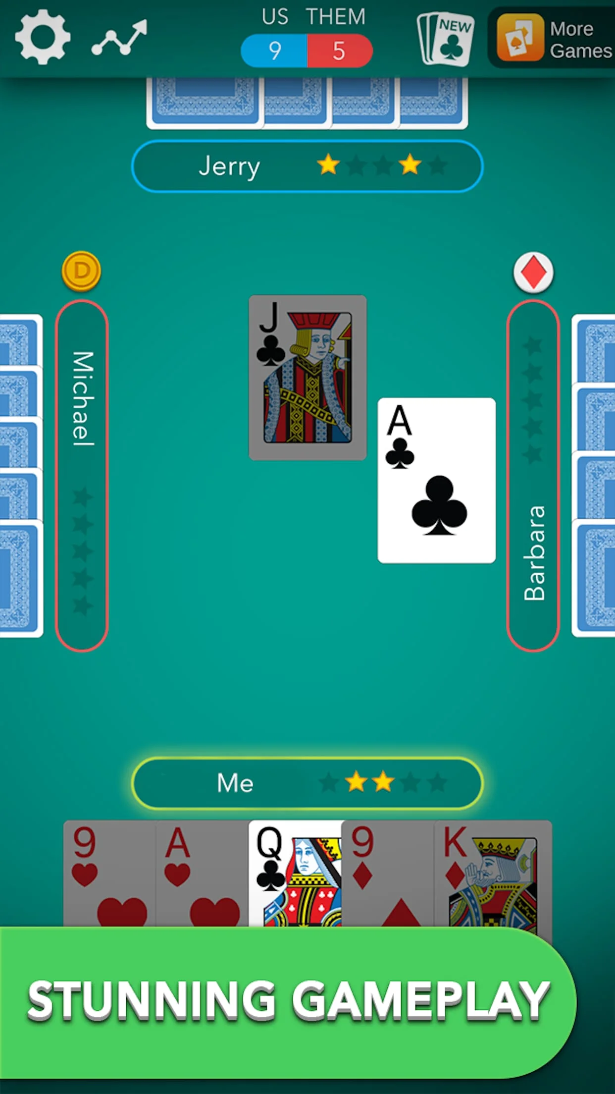 Euchre Classic Card Game Screenshot 2