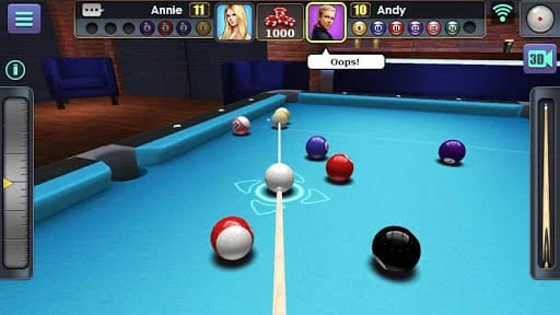 3D Pool Ball Screenshot 1
