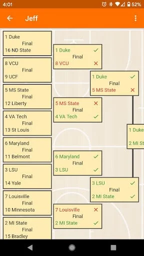 Bracket Tracker Screenshot 2