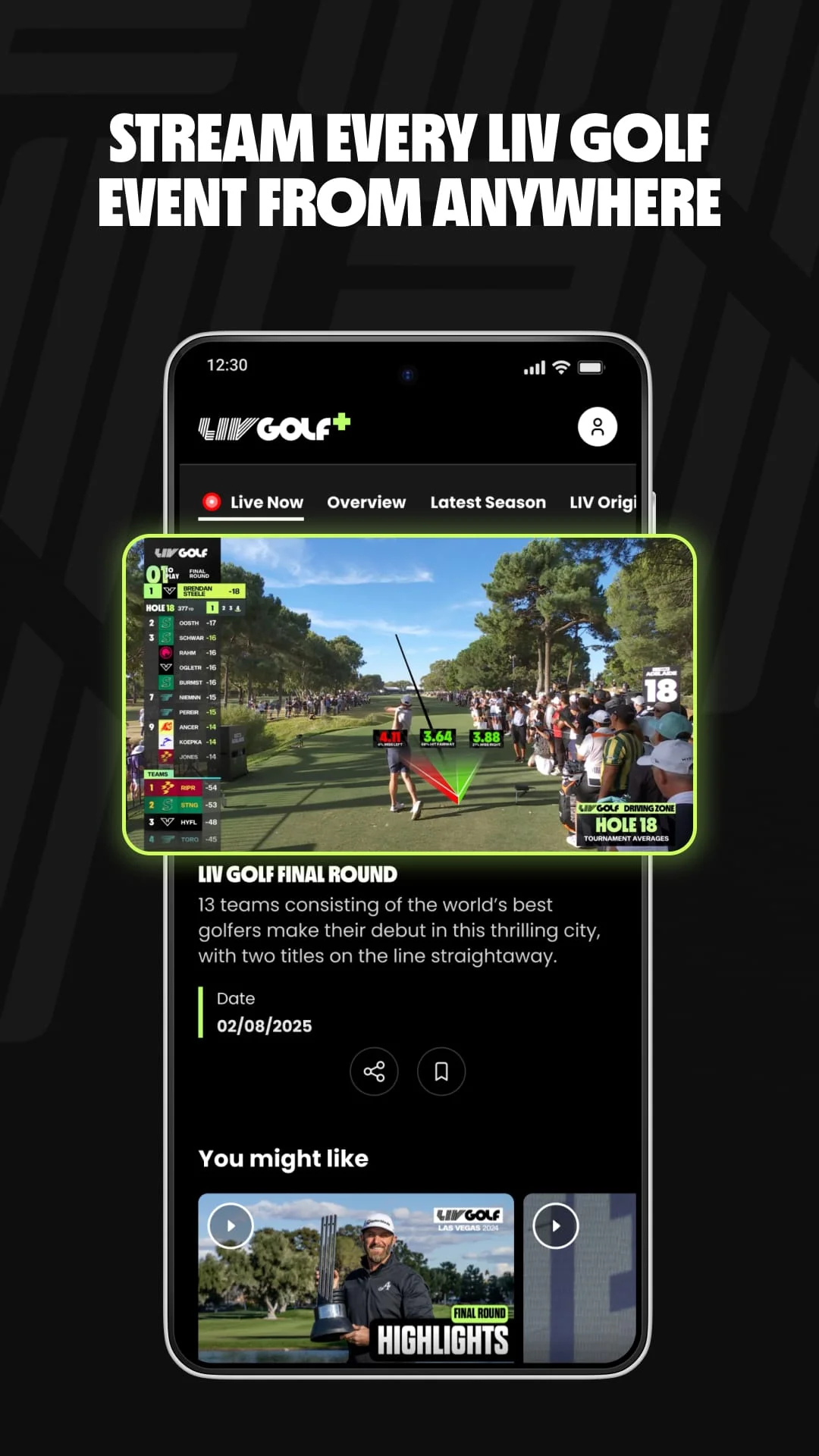 LIV Golf Plus Screenshot 3
