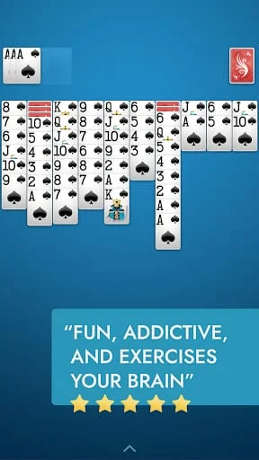 Spider Solitaire Screenshot 2