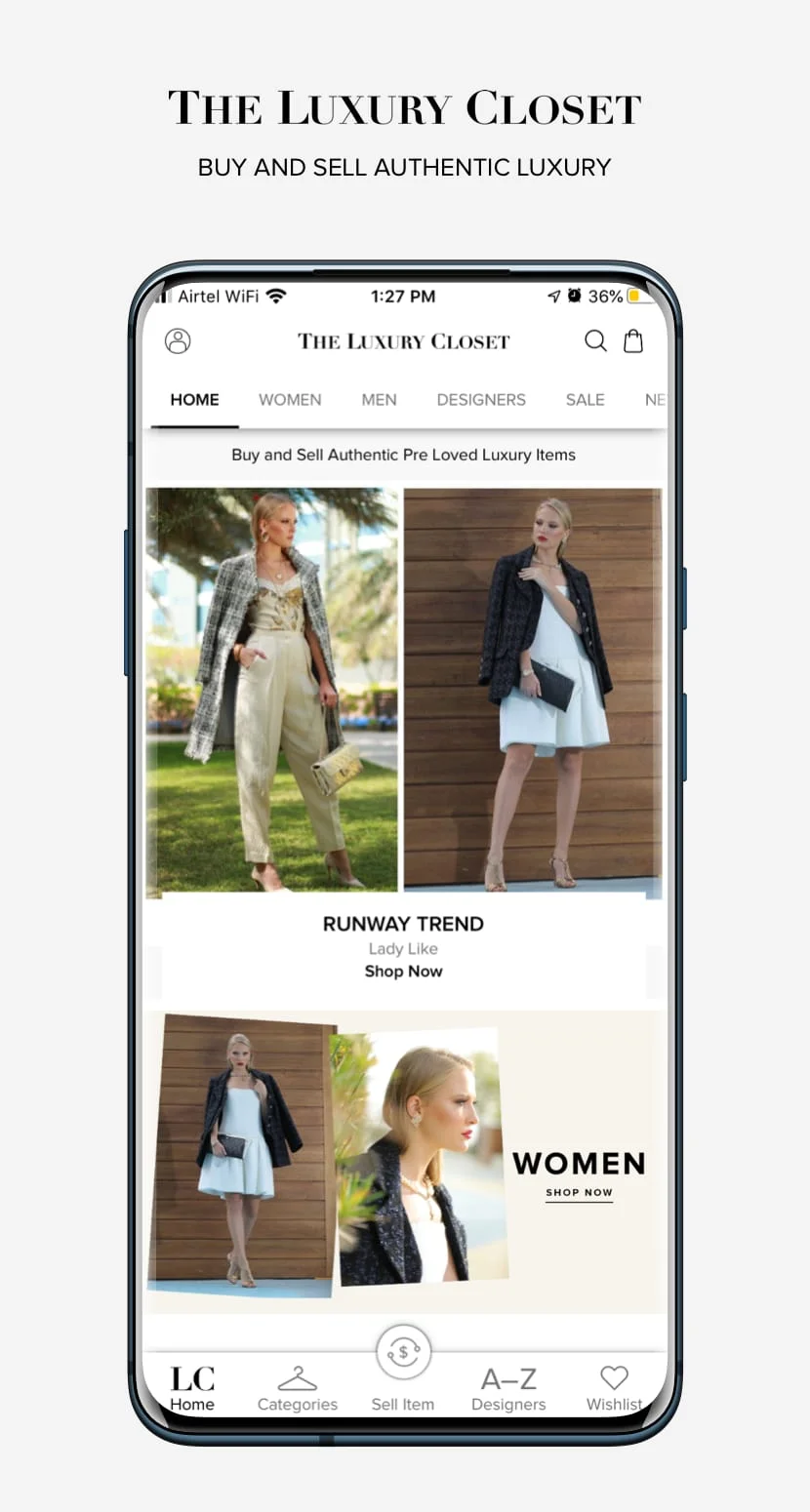 The Luxury Closet - Buy & Sell Screenshot 1