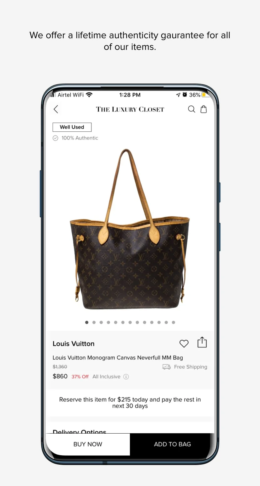 The Luxury Closet - Buy & Sell Screenshot 4
