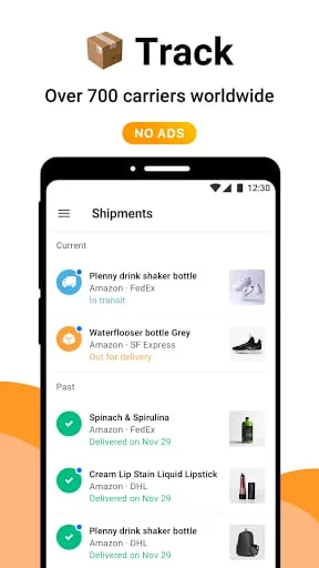 AfterShip Package Tracker - Tr Screenshot 1
